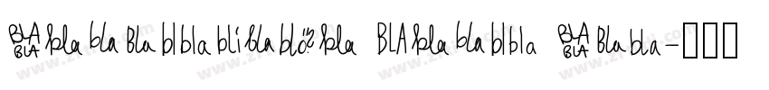Berlingske Serif Bla字体转换
